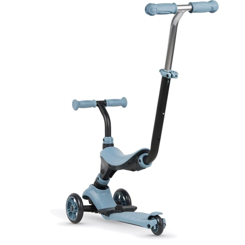 Самокат трехколесный детский Qplay 5 в 1 Sema Blue (ST-004SemaBlue): Конструкция рамы цельная