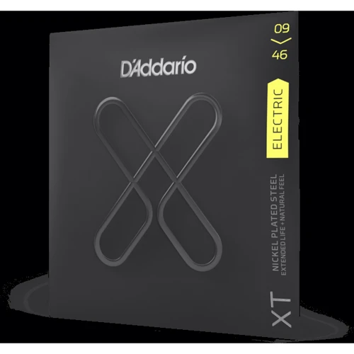 Струна для гітар Комплект струн D'addario XTE0946 XT Electric Nickel Рлатний Steel Super Light Тор / Regular Bottom (09-46): В комплекті Набор из 6 струн