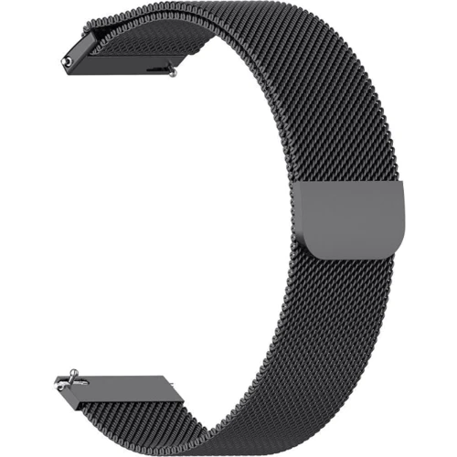Ремінець BeCover Milanese Style 22mm Black для Amazfit Stratos/Stratos 2/2S/3 /Amazfit GTR 2/Amazfit GTR 47mm/Amazfit GTR Lite 47mm