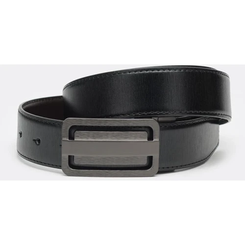 Двосторонній чоловічий ремінь Borsa Leather із пряжкою автомат (CV1450-2-black): Країна виробник Китай