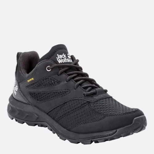 Кроссовки Jack Wolfskin Woodland Texapore Low W 4039241-6000 37.5 черные текстиль демисезон: Вид Кроссовки