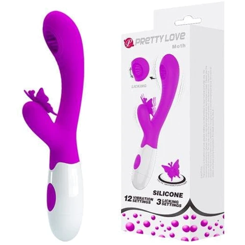 Вибратор Pretty Love Moth Clitoris Vibrator Purple