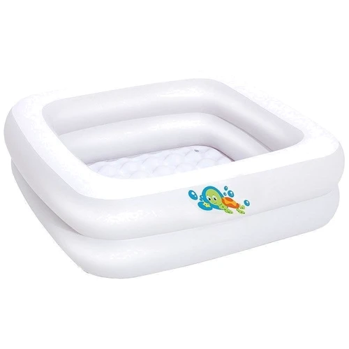 Басейн Bestway 51116 White детский, квадратный, 86-86-25см., надувное дно, рем. компл.