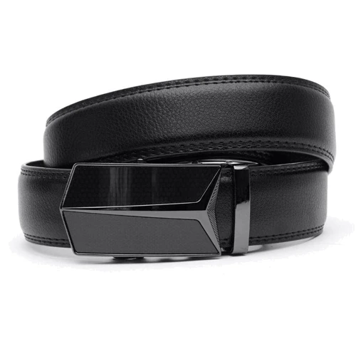 Мужской ремень Borsa Leather черный (V1GKX03-black)