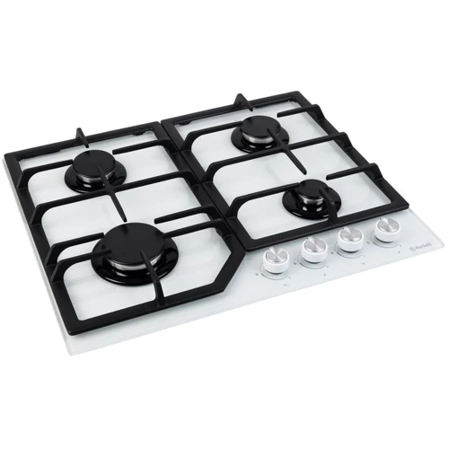 Варочная поверхность Perfelli HGG 61424 WH: Рабочая поверхность стекло (закаленное)