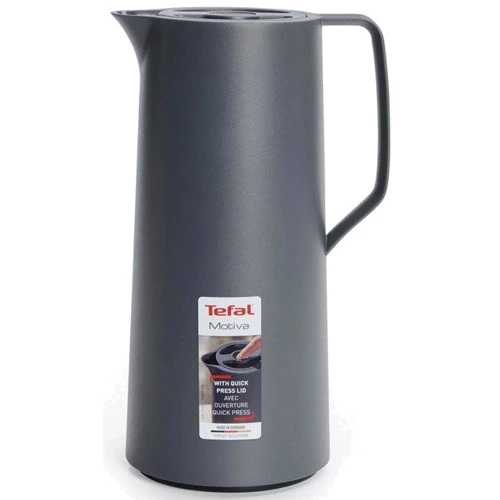 Термос Термокувшин Tefal Motiva 1 л темно-серый (N4170110): Цвет серый
