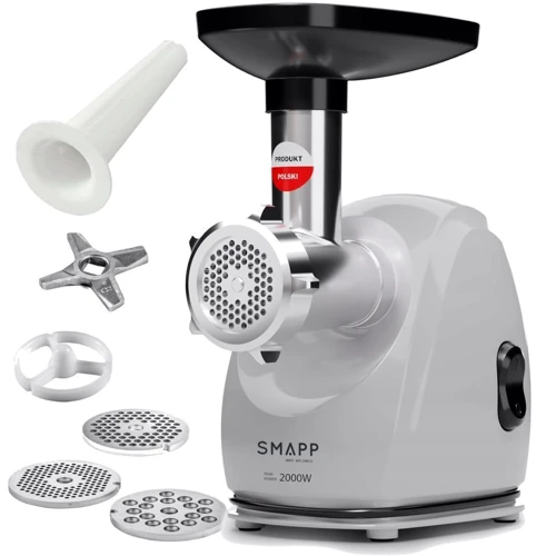 М'ясорубка Smapp 489.8 Grey: Максимальна потужність, Вт 2000