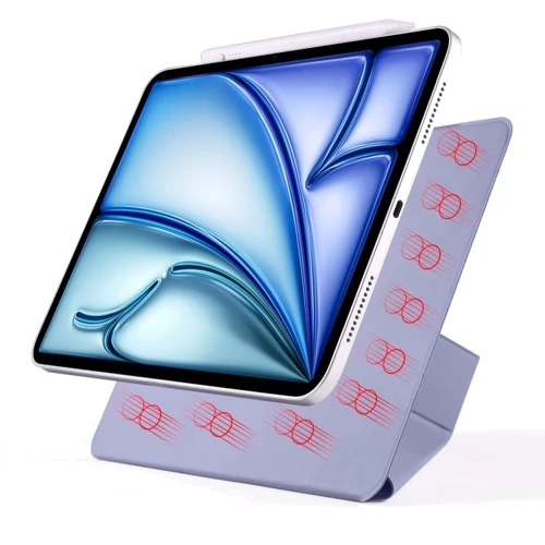 Аксессуар для iPad BeCover Ultra Slim Origami Magnetic with Pencil mount Deep Purple for iPad Mini 7 2024 (712950) фото 5