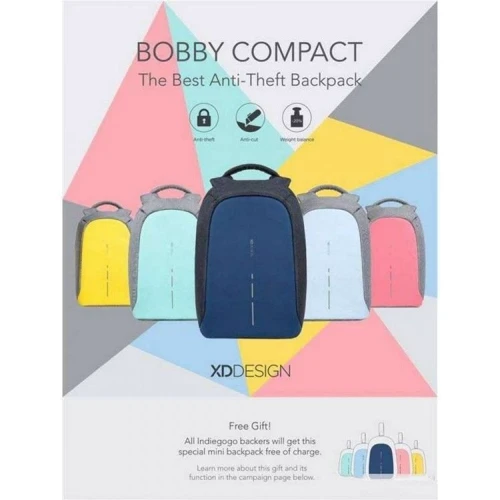 XD Design Bobby Anti-Theft Backpack Coralette (P705.534) for MacBook 13-14" фото 10