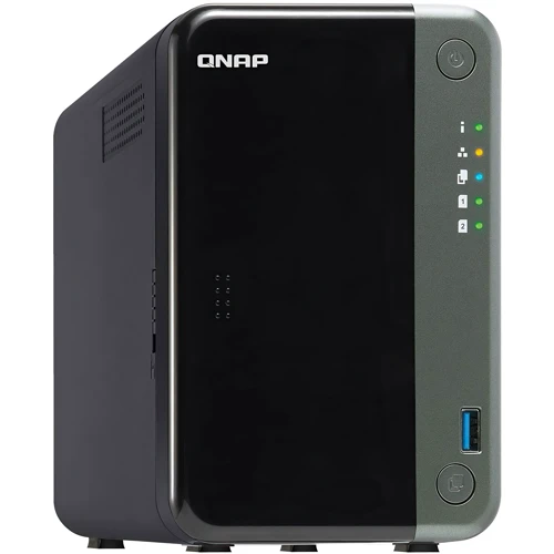 Мережевий накопичувач (NAS) QNAP 2BAY 4GB TS-253D-4G: Слоти для дисків 2х 2,5"/3,5" SATA