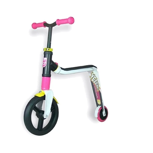 Самокат Scoot and Ride Highwayfreak 3.0 white / pink / yellow (SR-202310-WHITE-PINK-YELLOW)