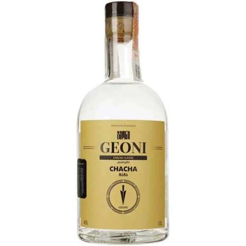 Чача Geoni оригинальная 40% 0.5 л (4860008193977)