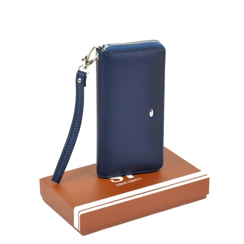 Женский кошелек Sergio Torretti синий (29740 dark-blue)