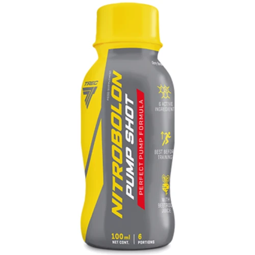 Предтренировочный комплекс Trec Nutrition Nitrobolon Pump Shot 100 ml / 2 serving / cherry