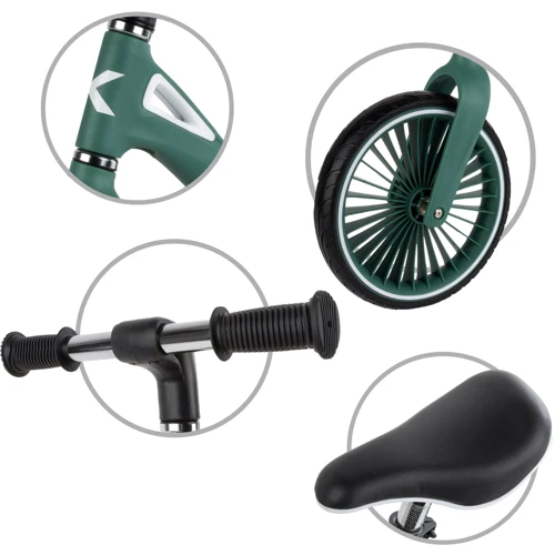 Беговел Kidwell NIX Dark Green (Hnrt_4898): Колеса литые