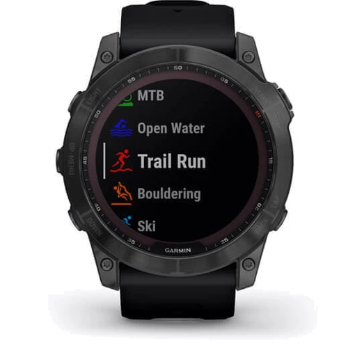 Смарт-часы Garmin Fenix 7X Sapphire Solar Carbon Grey DLC Titanium with Black Band (010-02541-11): Объем внутренней памяти 32 гб