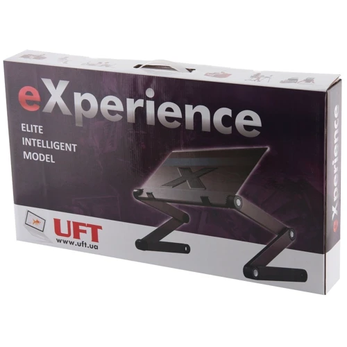 Подставка для ноутбука Столик трансформер для ноутбука UFT eXperience black: Тип охлаждения активное