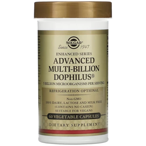 Solgar Advanced Multi-Billion Dophilus Non-Dairy 60 veg caps Прибуток дофілус комплекс