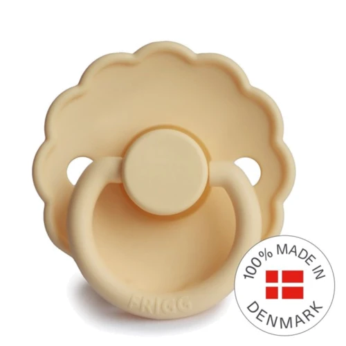 Пустышка Frigg Daisy Pale Daffodil size 1 (0-6 m) желтый (000539): Форма соски классическая