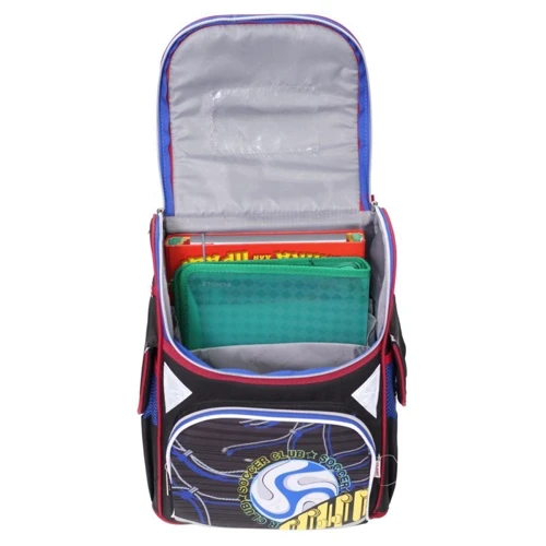 Ранець CLASS 9929 Football, 34x27x14см: Корпус рюкзака каркасний