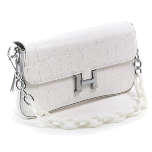 Жіноча сумка крос боді Alex Rai 03-01 1898 white біла (34286)