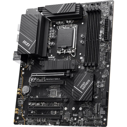 MSI PRO B760-P DDR4 II: Оперативная память 4xDDR4 5333 МГц, до 128 ГБ
