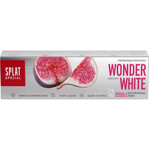 SPLAT Special Wonder White 75 ml Зубна паста: Вік Від 18 років