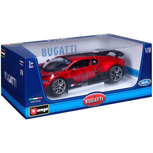 Автомодель - Bugatti Divo (червоний металік, 1:18): Виробник Bburago