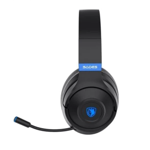 Навушники Sades SA-205 Whisper Black/Blue (SA205BKB): Тип конструкції полноразмерные
