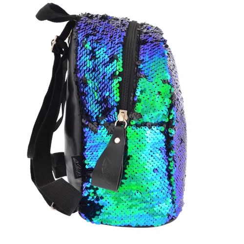Рюкзак молодіжний з паєтками YES GS-02 "Green Sequins" (557653): Стать дитини для дівчаток