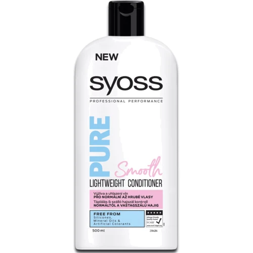 Schwarzkopf SYOSS Pure Smooth Conditioner 500 ml Кондиционер для нормальных и густых волос