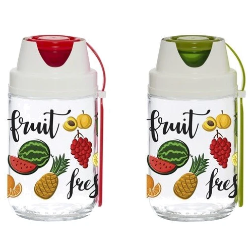 Емкость для хранения HEREVIN Fruit-Salad с вилкой и контейнером 0.66 л (131614-001): Тип Банка