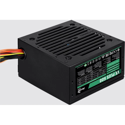 Блок питания Aerocool VX PLUS 600: Мощность, Ватт 600