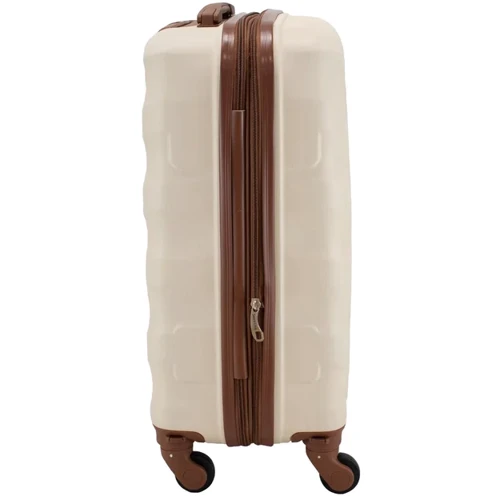 Чемодан Semi Line 20" (S) Beige (T5709-1): Фактура Матовая, Гладкая
