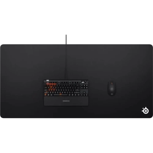 Игровая поверхность SteelSeries QcK 3XL Etail Black (63843): Особенности С прошитыми краями