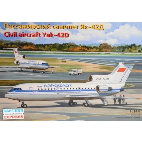 Модель Eastern Express Пассажирский самолет Як-42Д "Аэрофлот" (EE14494)
