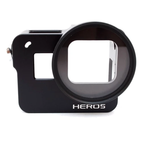 Алюминиевый корпус для GoPro HERO7, HERO6 и HERO5 Black SHOOT XTGP506AB Черный фото 4