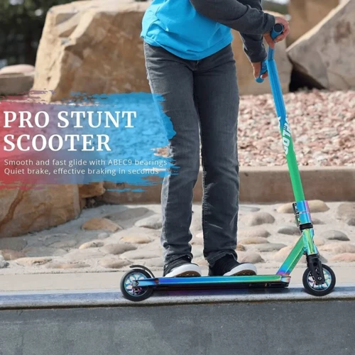 Трюковый самокат Maraton Go TRAX ST PRO 300 Rainbow: Максимальная допустимая нагрузка, кг 100