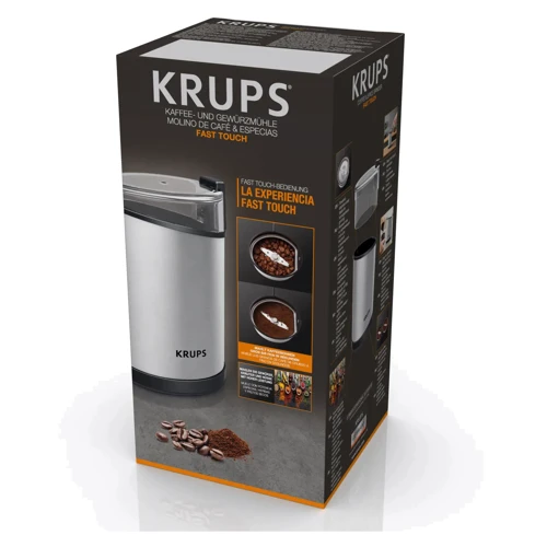 Кофемолка KS GX204D10: Резервуар для молотого кофе Есть