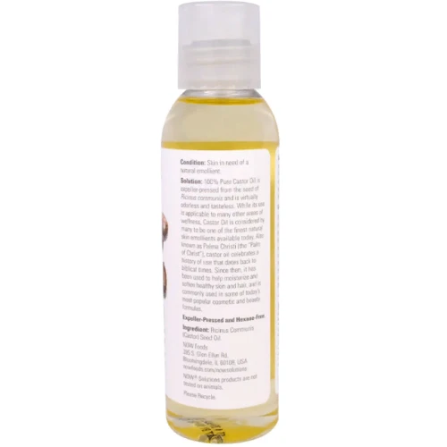 Now Foods Solutions Castor Oil Касторовое масло 118 мл: Пол Для женщин