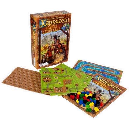 Настольная игра Hobby World Каркассон. Золотая Лихорадка (1340): Вид стратегические