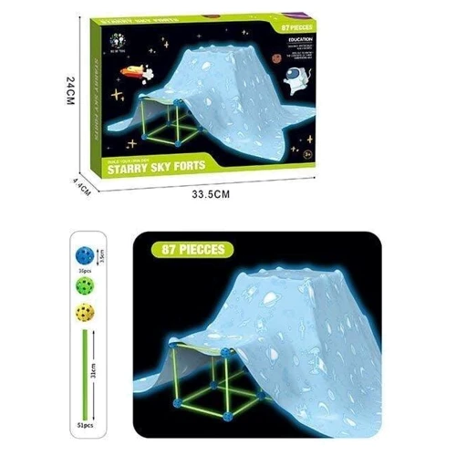Намет-конструктор дитячий Starry Sky Forts Космос 87 деталей (BY8005): Виробник Starry Sky Forts