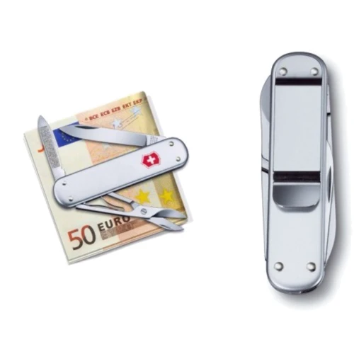 Мультитул Victorinox MONEY CLIP 74мм/5предметов/серебряный с зажимом для денег (0.6540.16): Количество функций 5