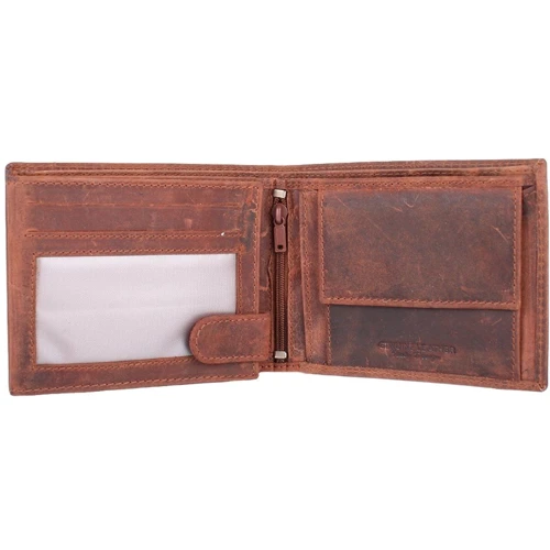 Мужское портмоне Always Wild коричневое (DNKN992-BPU-1-brown) фото 7