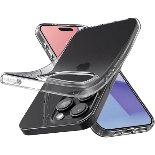 Чехол для iPhone Spigen Crystal Flex Crystal Clear (ACS06468) for iPhone 15 Pro: Материалы силикон