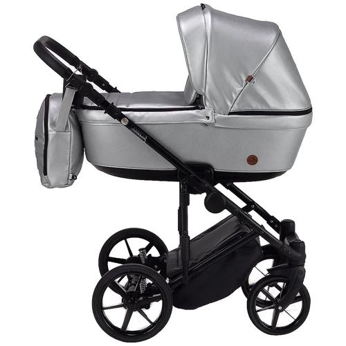 Коляска 2 в 1 Adamex Amelia ECO SM-13 серебро (перламутр) (624853): Тип коляски Универсальная коляска (2-в-1)