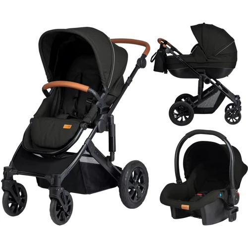 Универсальная коляска 3 в 1 FreeON Trio Comfort Black (42653) фото 7