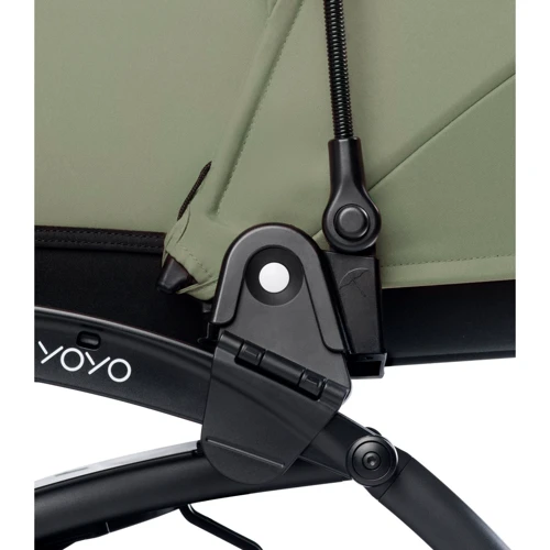 Шасі біле Babyzen YOYO² з люлькою Bassinet (без дощовика) Olive/Оливковий (BZ10109-01/595411/595511) фото 3