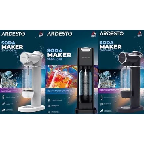 Сифон для газирования воды Ardesto 1 л черный SMW-02B