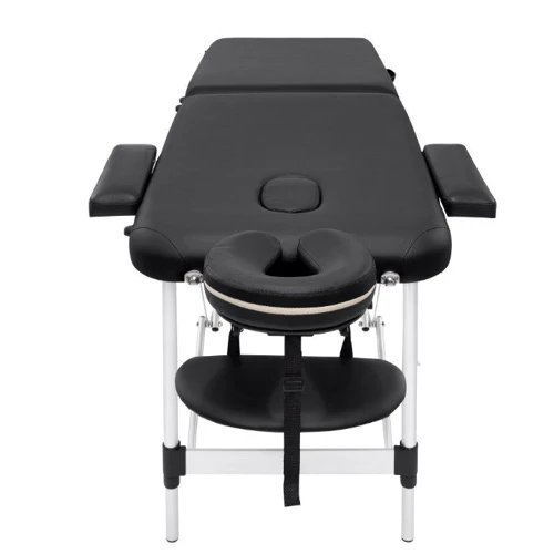 Массажный стол 4FIZJO Massage Table Alu W70 Black (P-5907739318398)